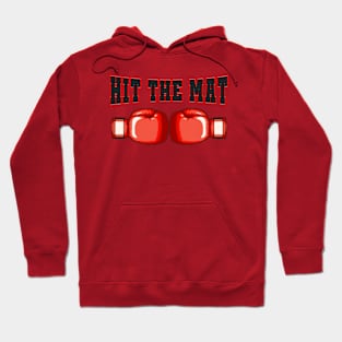 Boxing Gloves Hit the Mat Logo Hoodie